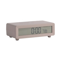 Budík Berlín LCD s nabíjačkou Karlsson KA6156WG, sivá